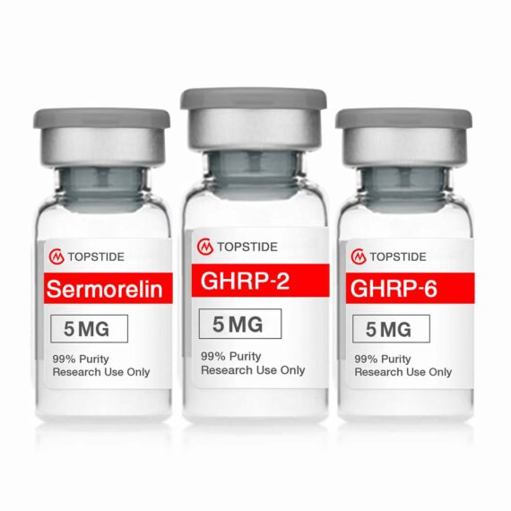 Sermorelin 5 MG, GHRP-2 5 MG, GHRP-6 5 MG
